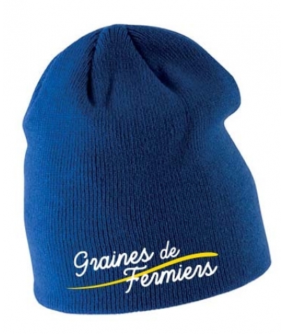 BONNET ENFANT TRICOTÉ - ROYAL BLUE