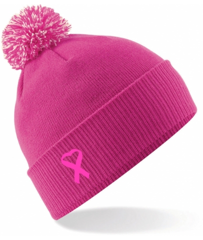 BONNET SNOWSTAR - FUSHIA / OFF WHITE