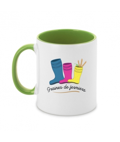 MUG CÉRAMIQUE ENFANT - GREEN