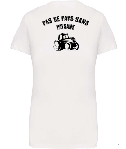 T-Shirt Femme - PAS DE PAYS SANS PAYSANS