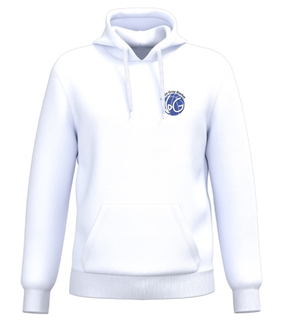 Sweat à capuche ADULTE logo club coeur + dos