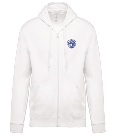 Veste ADULTE - logo club coeur + dos