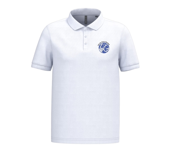 Polo ADULTE - Marquage coeur-Blanc