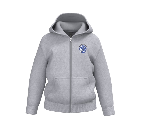 Veste ENFANT - Marquage coeur-Gris Chiné