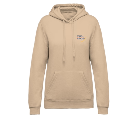 Ligue - Sweat à Capuche - Femme-Beige