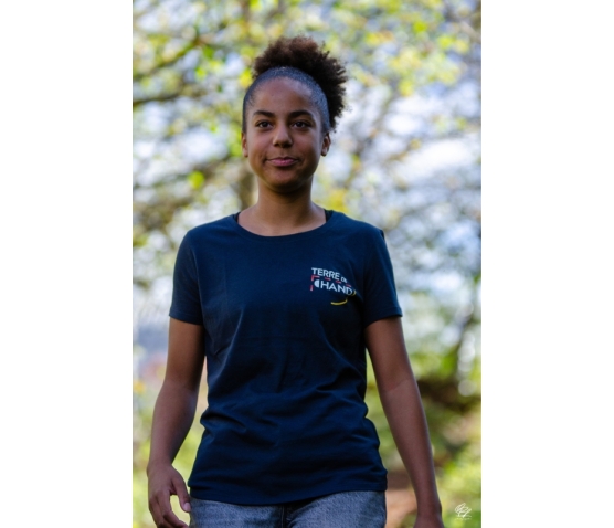 Ligue - T-shirt - Femme-Bleu Marine
