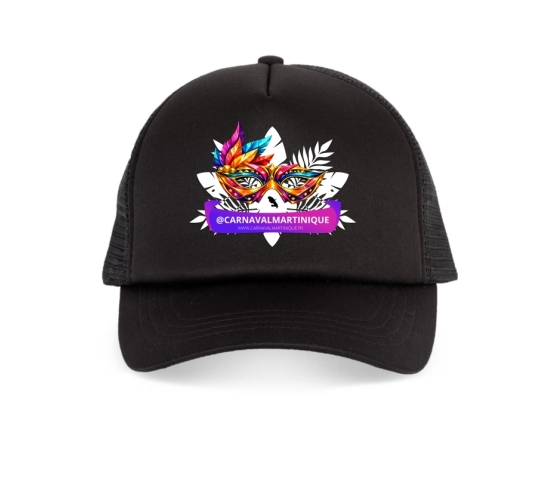 CASQUETTE - CARNAVALMARTINIQUE-Noir