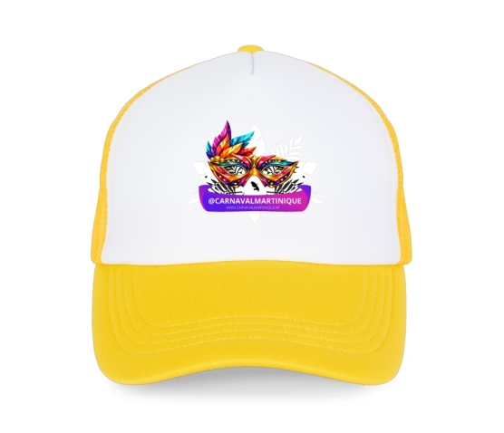 CASQUETTE - CARNAVALMARTINIQUE-Jaune Haute Visibilité