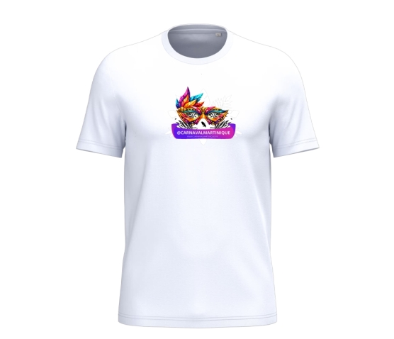 TEE-SHIRT - CARNAVALMARTINIQUE-Blanc