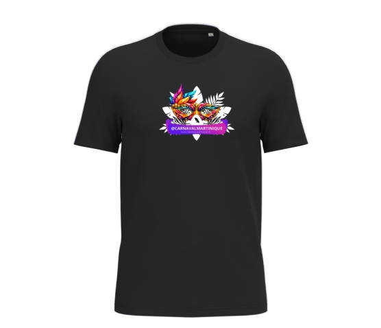 TEE-SHIRT - CARNAVALMARTINIQUE-Noir