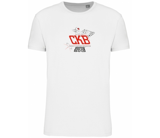 Tee-Shirt - CKB - Enfant-Blanc