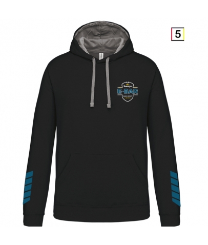 Hoody Contrasté - E-BAR - Homme