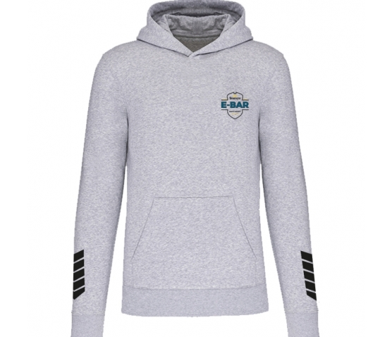 Hoody Contrasté - E-BAR - Enfant-Gris