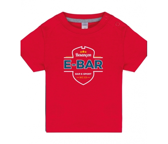 Tee-Shirt - E-Bar - Bébé-Rouge