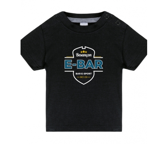 Tee-Shirt - E-Bar - Bébé-Noir