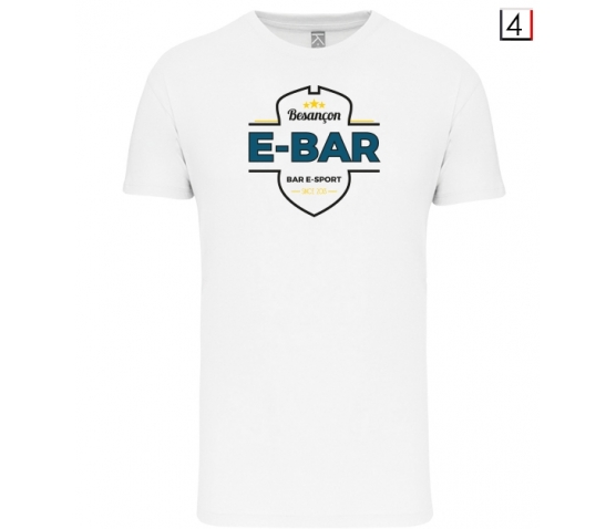 Tee-shirt - E-Bar Classics - Enfant-Blanc