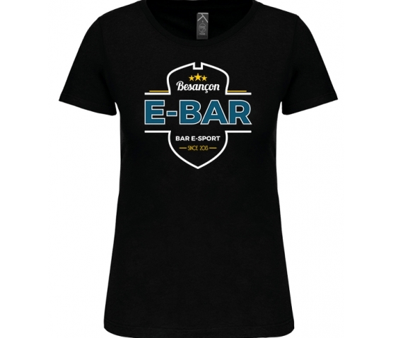 Tee-shirt - E-Bar Classics - Femme-Noir