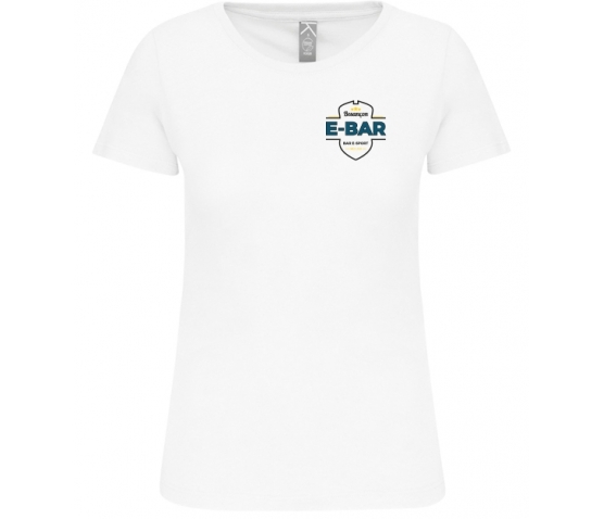 Tee-shirt - E-Bar Classics - Femme-Blanc