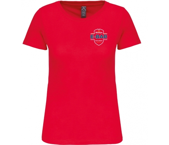 Tee-shirt - E-Bar Classics - Femme-Rouge