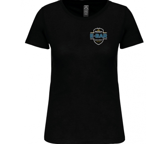 Tee-shirt - E-Bar Classics - Femme-Noir