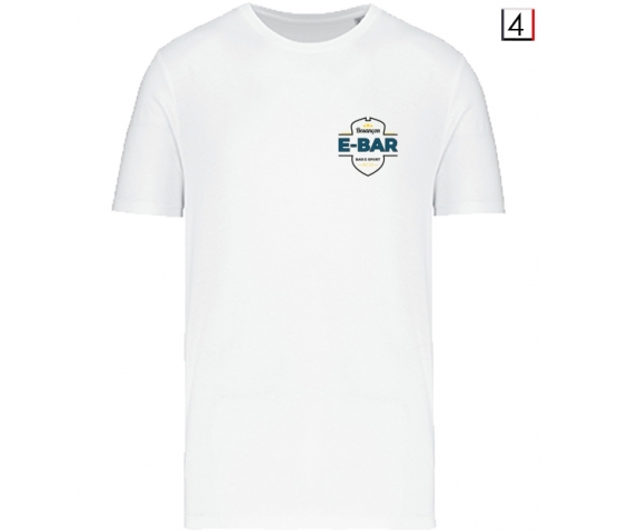 Tee-shirt - E-Bar Classics - Homme-Blanc