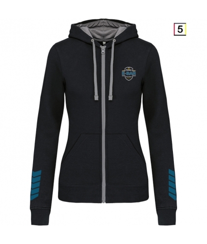 Hoody Full Zip - E-Bar -  Femme