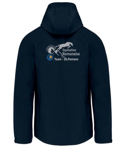 Veste softshell à capuche amovible - Femme - Equitation Romanaise