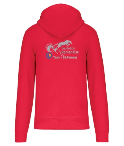 Sweat-shirt zippé - Unisexe - Equitation Romanaise