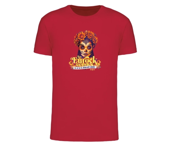 TEE-SHIRT - EUROCKÉENNES - ENFANTS - ROUGE