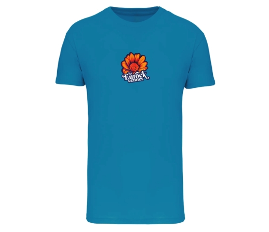 TEE-SHIRT - EUROCKÉENNES - ENFANTS - TROPCAL BLUE