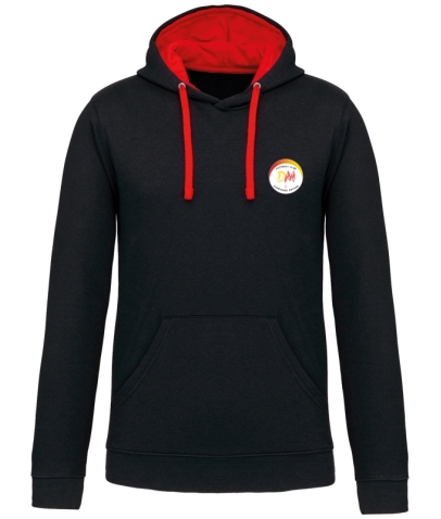 SWEAT-SHIRT CAPUCHE CONTRASTÉE - FC  DOMPIERRE MATOUR