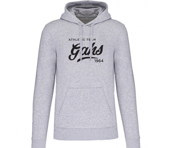 Sweat à Capuche - Homme - GAHS - 2 coloris possibles-Gris