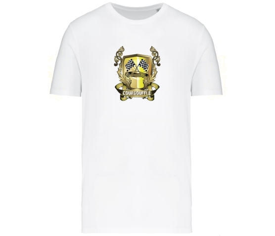 Tee-Shirt - Coursouffle-Blanc