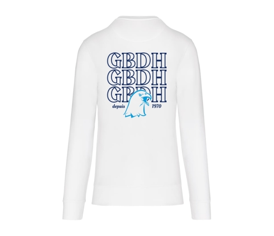 Sweat-Shirt - Unisexe - GBDH-Blanc