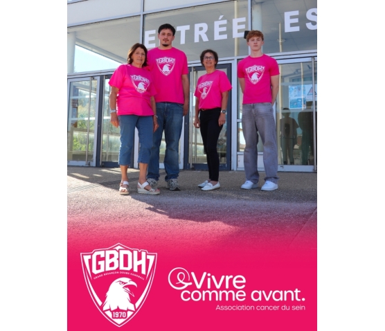 T-shirt OCTOBRE ROSE - Adulte - GBDH -