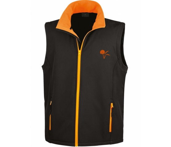 Bodywarmer Softshell brodé - Homme - Gilles VK