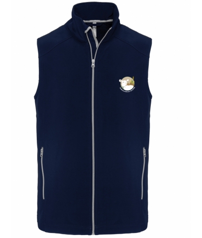 Bodywarmer Softshell - Homme -  Guillaume Éleveur de brebis - Bleu marine