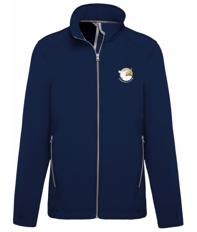 Veste Softshell - Homme - Guillaume Éleveur de brebis - Bleu marine