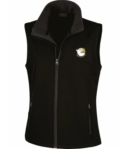 Bodywarmer Softshell - Femme -  Guillaume Éleveur de brebis - Noir