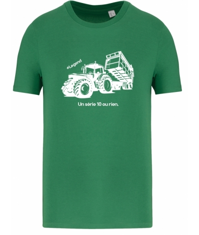 Tee-Shirt - Unisexe - Un série 10 ou rien - Vert