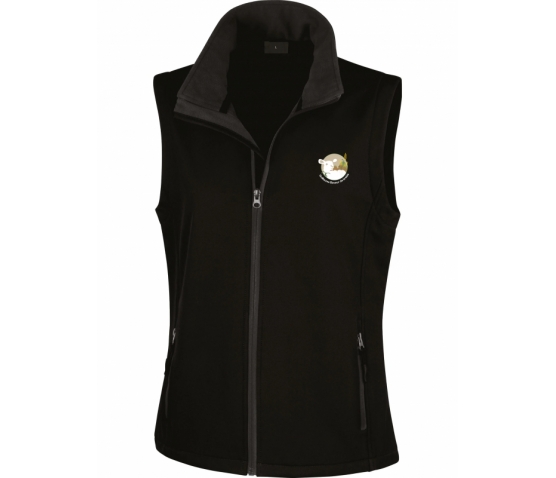 Bodywarmer Softshell - Femme -  Guillaume Éleveur de brebis - Noir