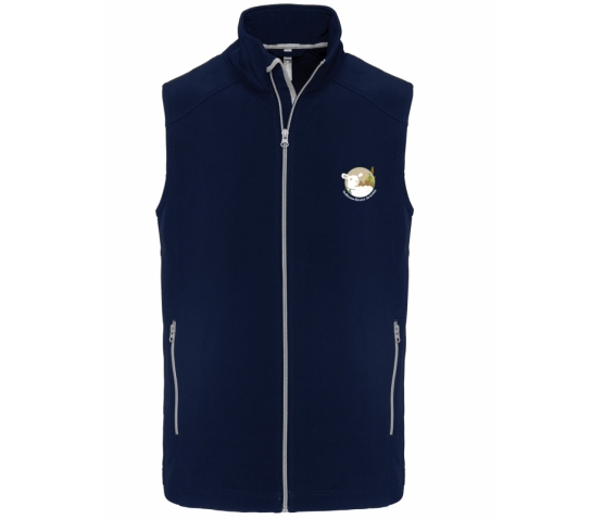 Bodywarmer Softshell - Homme -  Guillaume Éleveur de brebis - Bleu marine