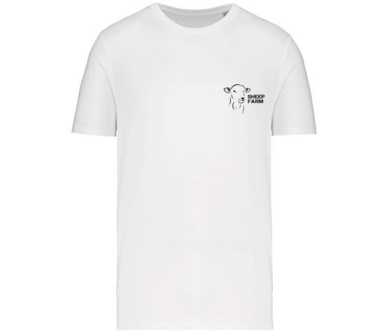 Tee-Shirt - Unisexe - Sheep Farm  - Blanc