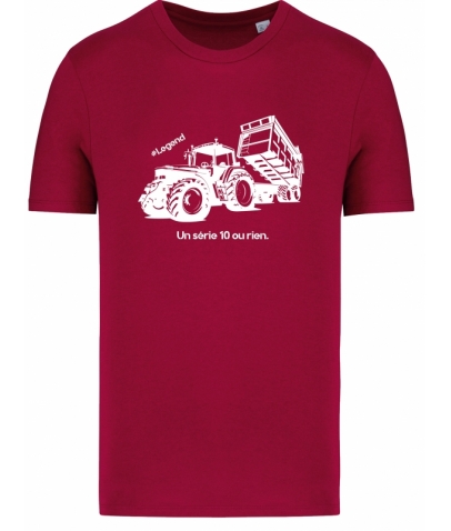 Tee-Shirt - Unisexe - Un série 10 ou rien - Rouge