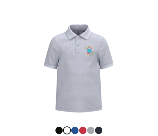 Polo Enfant - HandiTim-Blanc