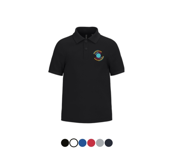 Polo Enfant - HandiTim-Noir