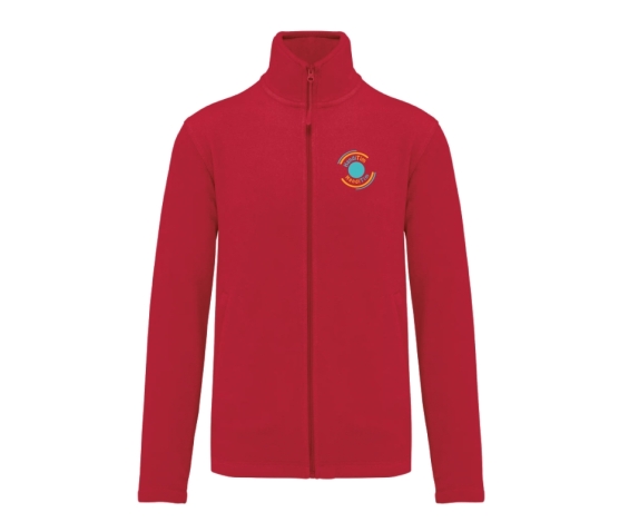 Veste polaire Adulte - HandiTim-Rouge