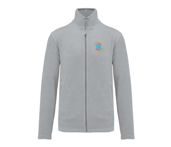 Veste polaire Adulte - HandiTim-Gris Clair