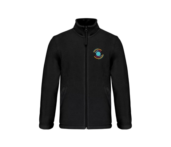 Veste polaire Enfant - HandiTim-Noir