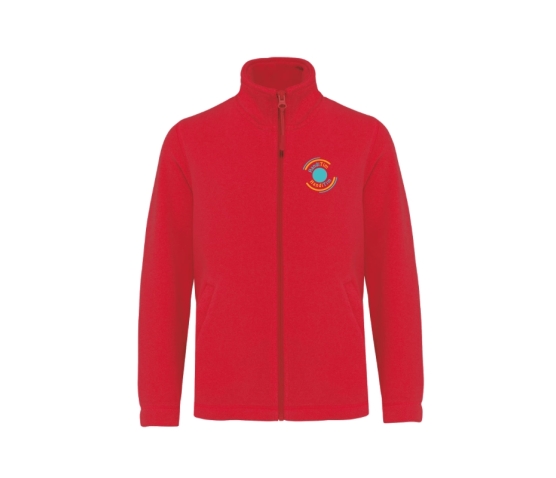 Veste polaire Enfant - HandiTim-Rouge